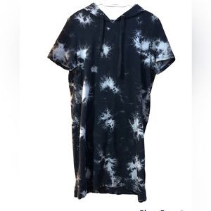 Tie Dye Hoodie Dress